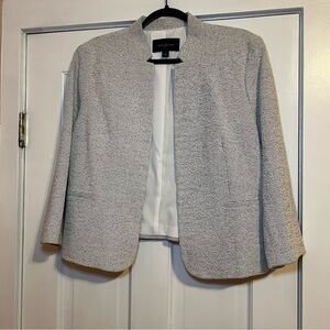 Ann Taylor Factory Women's Light Gray Blazer